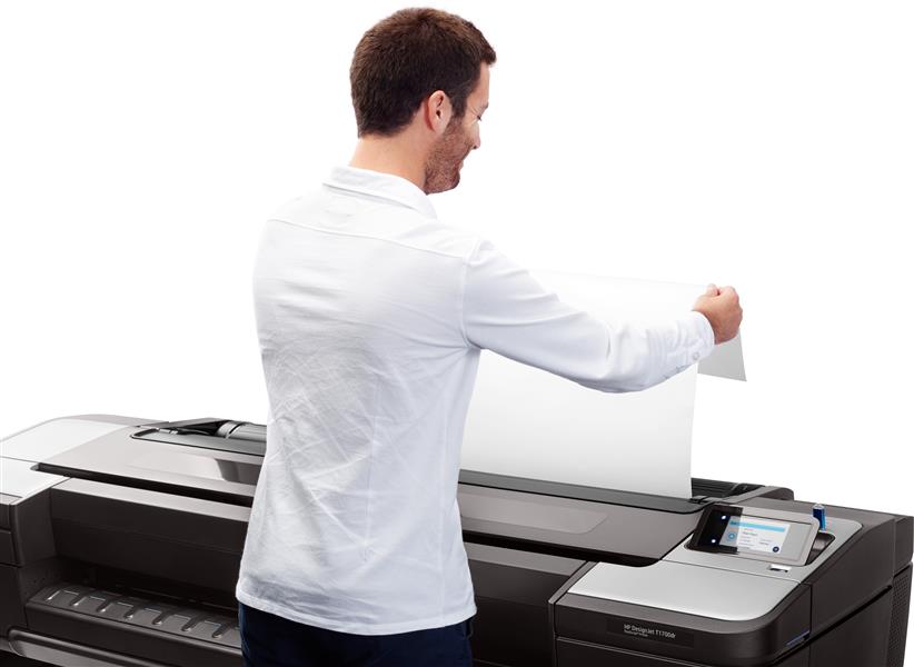 HP Designjet T1700 44-in grootformaat-printer Kleur 2400 x 1200 DPI Thermische inkjet 1118 x 1676