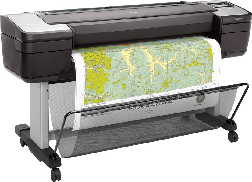 HP Designjet T1700 44-in grootformaat-printer Kleur 2400 x 1200 DPI Thermische inkjet 1118 x 1676