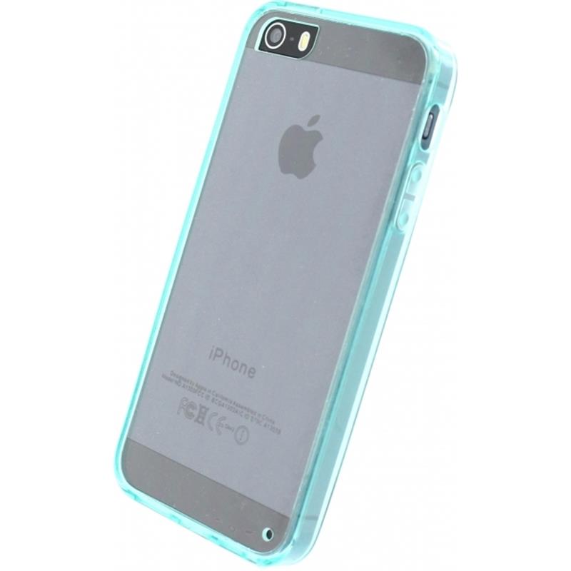 Xccess TPU PC Case Apple iPhone 5 5S SE Transparent Turquoise