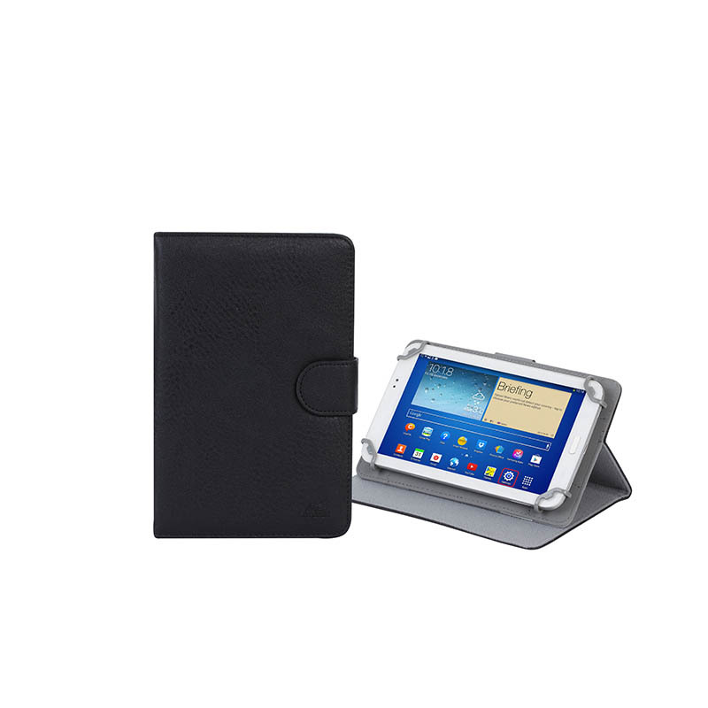 RivaCase 3012 - Universele Tablet case - 7 Inch (Samsung Galaxy Tab 4 7.0/ Acer Iconia Tab B1-710 / Asus Fonepad Me372CL / Lenovo LePad A2207) - Zwart