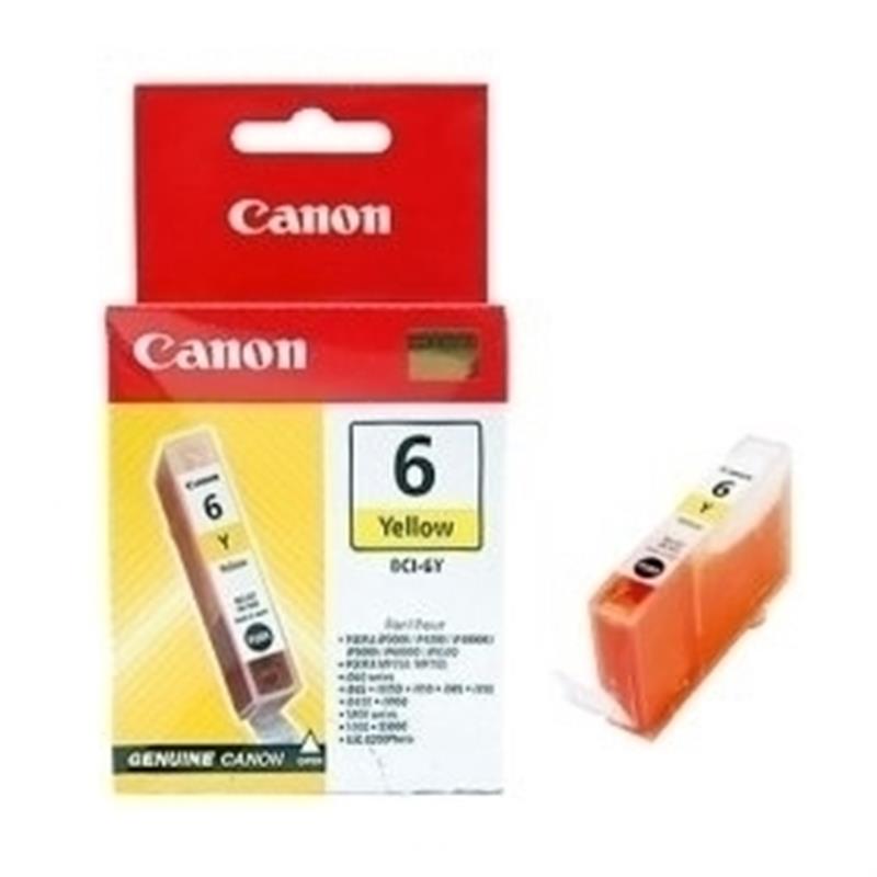 Canon BCI-6Y Origineel Geel 1 stuk(s)