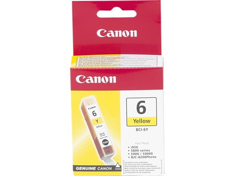 Canon BCI-6Y Origineel Geel 1 stuk(s)