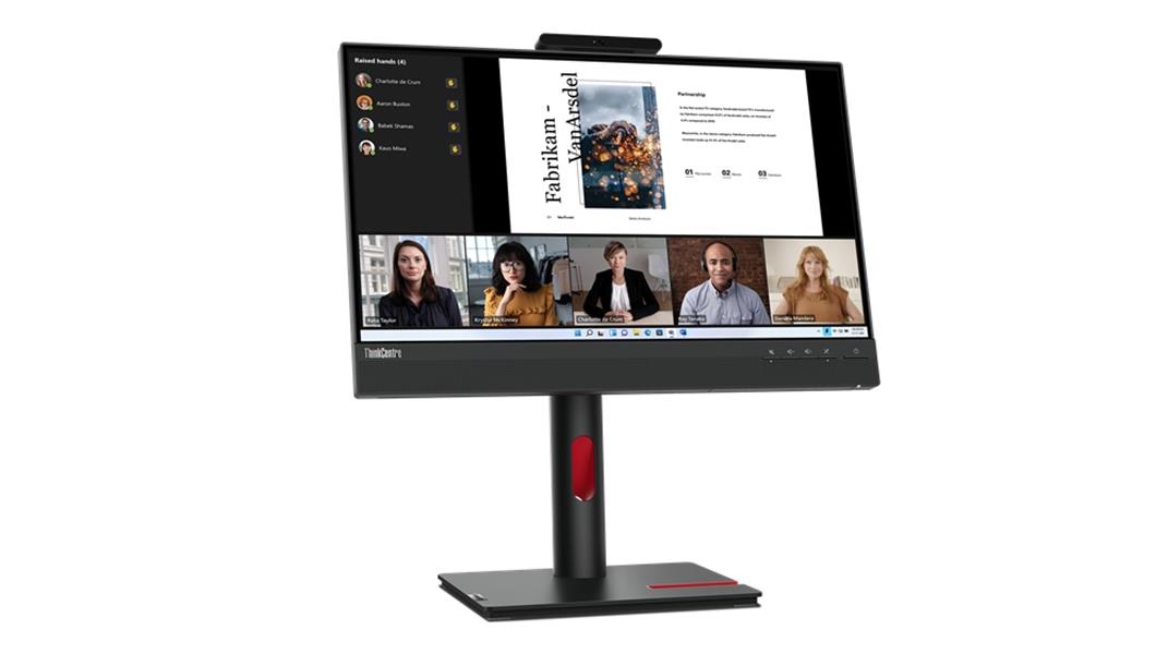 Lenovo ThinkCentre Tiny-In-One 22 LED display 54,6 cm (21.5"") 1920 x 1080 Pixels Full HD Zwart