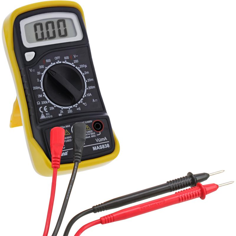 InLine Digital Multimeter with temperature probe