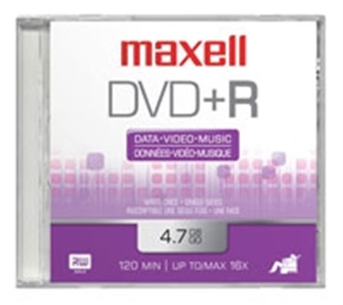MAXELL DVD R 4 7GB 16X SP*100 275737 30 TW multipack