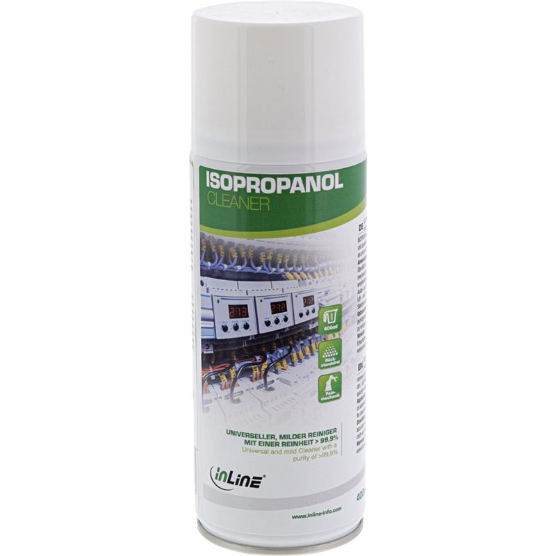 InLine Isopropanol universal mild cleaner with a purity > 99 9% 400ml