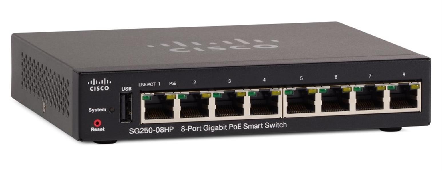 Cisco SG250-08HP 8-Port Gigabit