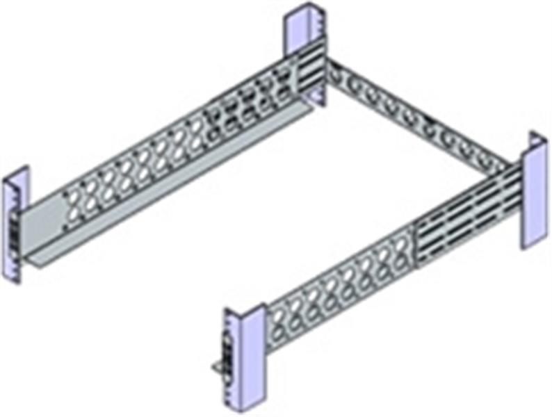 Origin Storage 2U Universal Medium Duty 4-Post Fixed Server Rails