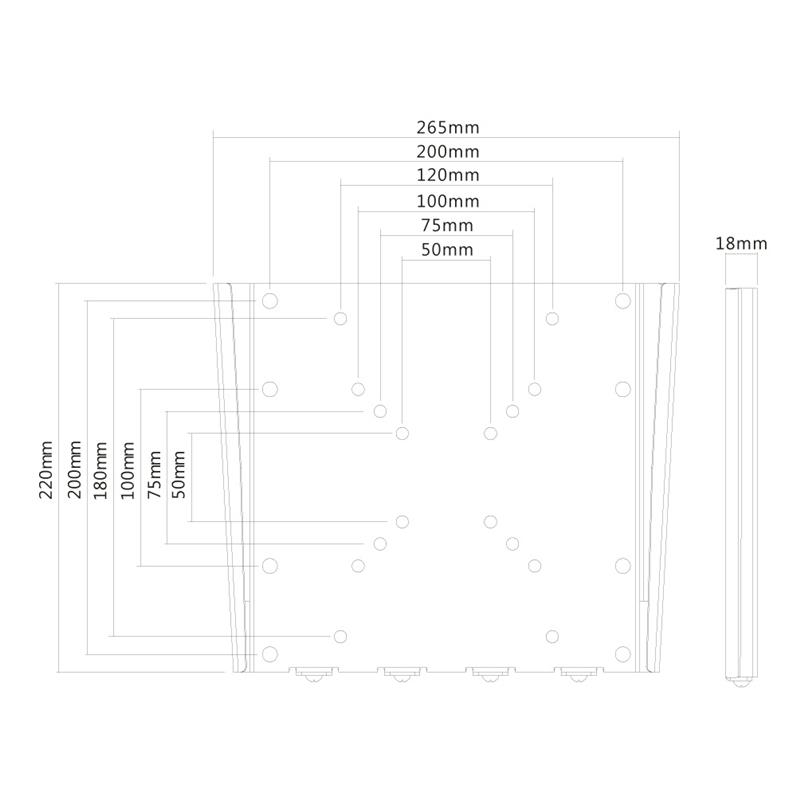 Neomounts tv wandsteun