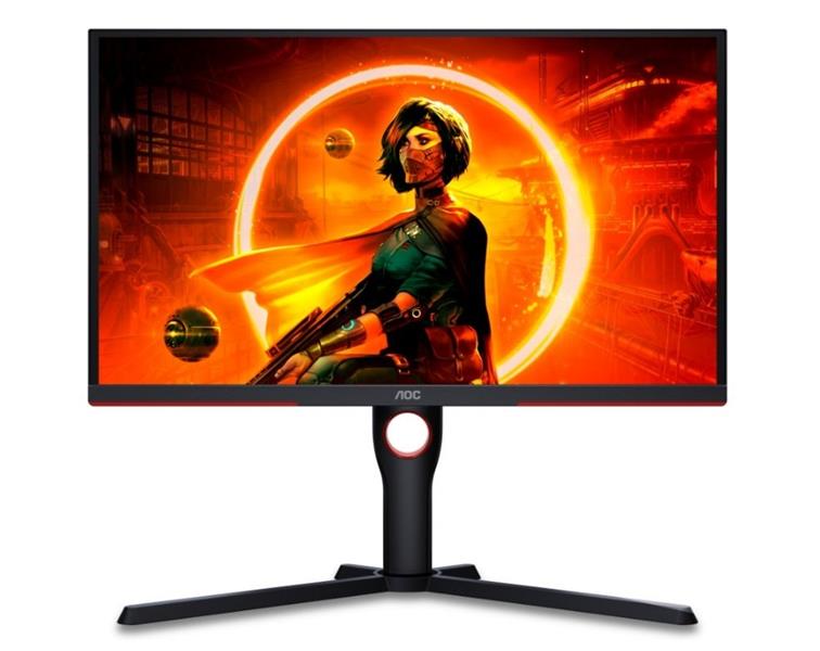 AOC 25G3ZM/BK computer monitor 62,2 cm (24.5) 1920 x 1080 Pixels Full HD Zwart, Rood