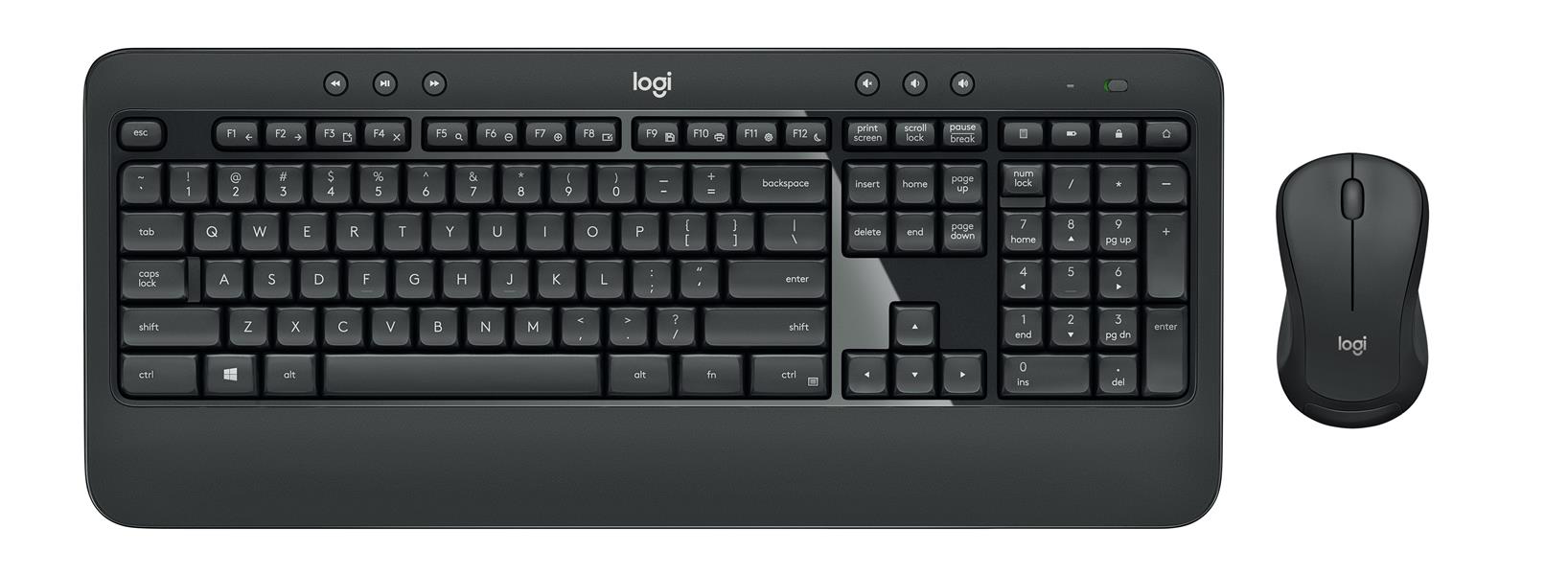 Logitech MK540 toetsenbord RF Draadloos QWERTY US International Zwart, Wit