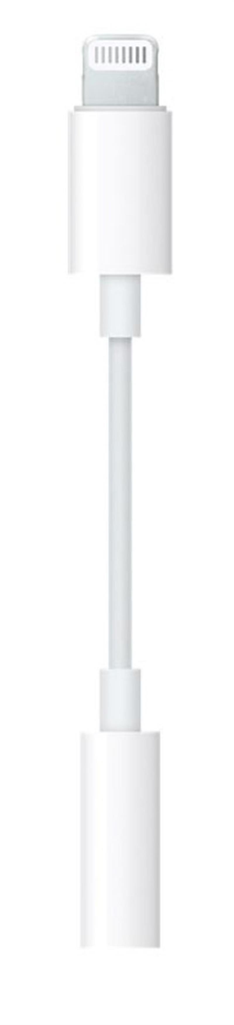  Apple Lightning to 3 5MM Female Adapter Cable White