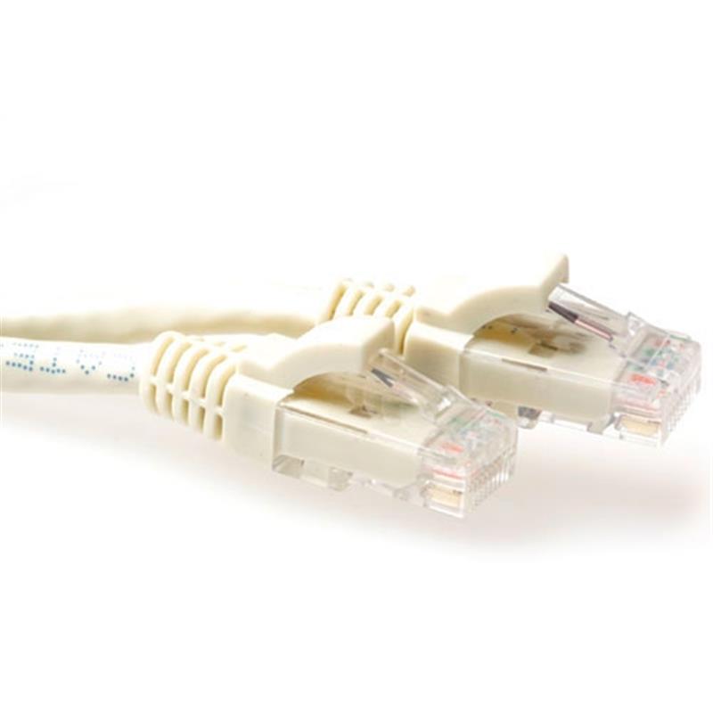 ACT IS8400 netwerkkabel Ivoor 0,5 m Cat6 U/UTP (UTP)