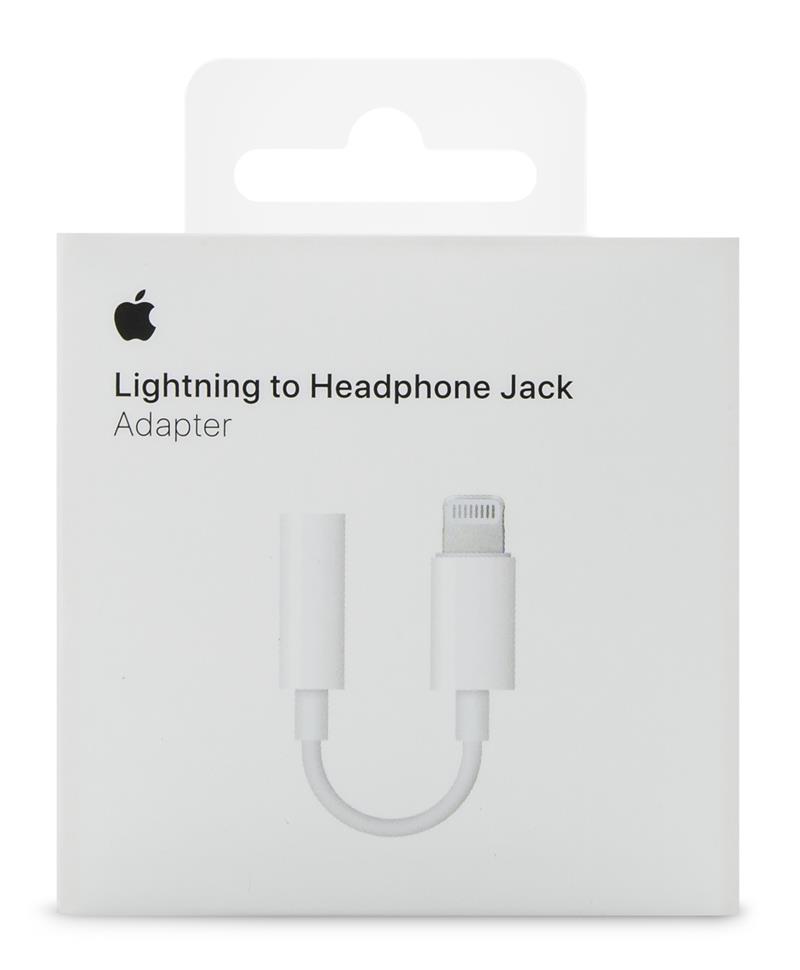  Apple Lightning to 3 5MM Female Adapter Cable White