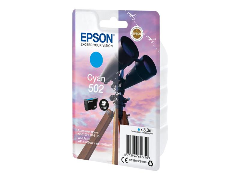Epson Singlepack Cyan 502 Ink