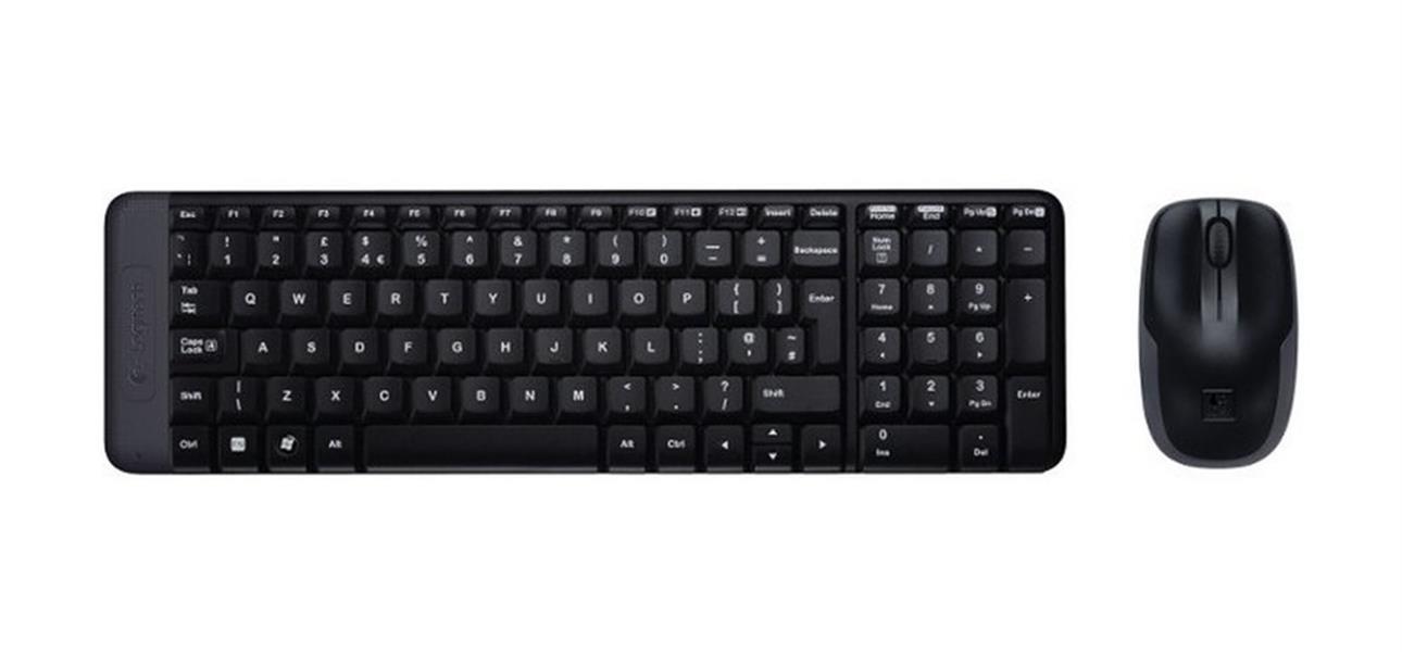 Logitech MK220 toetsenbord RF Draadloos QWERTY Internationaal EER Zwart