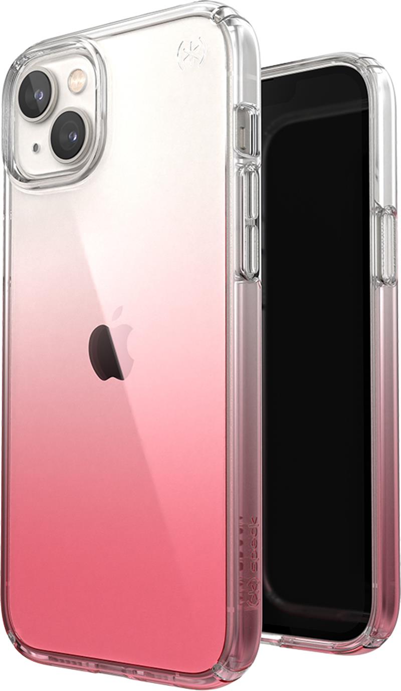 Speck Presidio Perfect Clear Ombre Apple iPhone 14 Plus/15 Plus Vintage Rose - with Microban