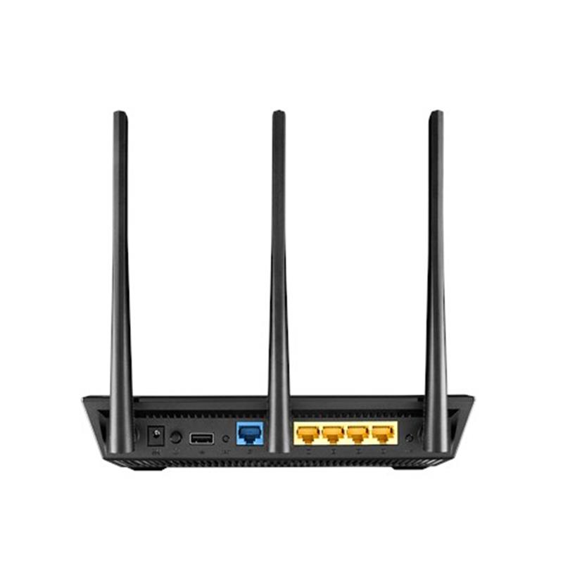 ASUS RT-AC1900U draadloze router Dual-band (2.4 GHz / 5 GHz) Gigabit Ethernet Zwart