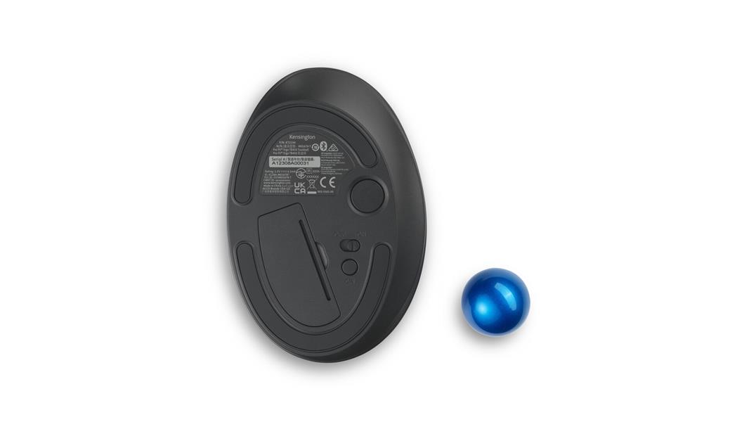 Kensington Pro Fit Ergo TB450 muis Rechtshandig RF-draadloos + Bluetooth Trackball 1600 DPI