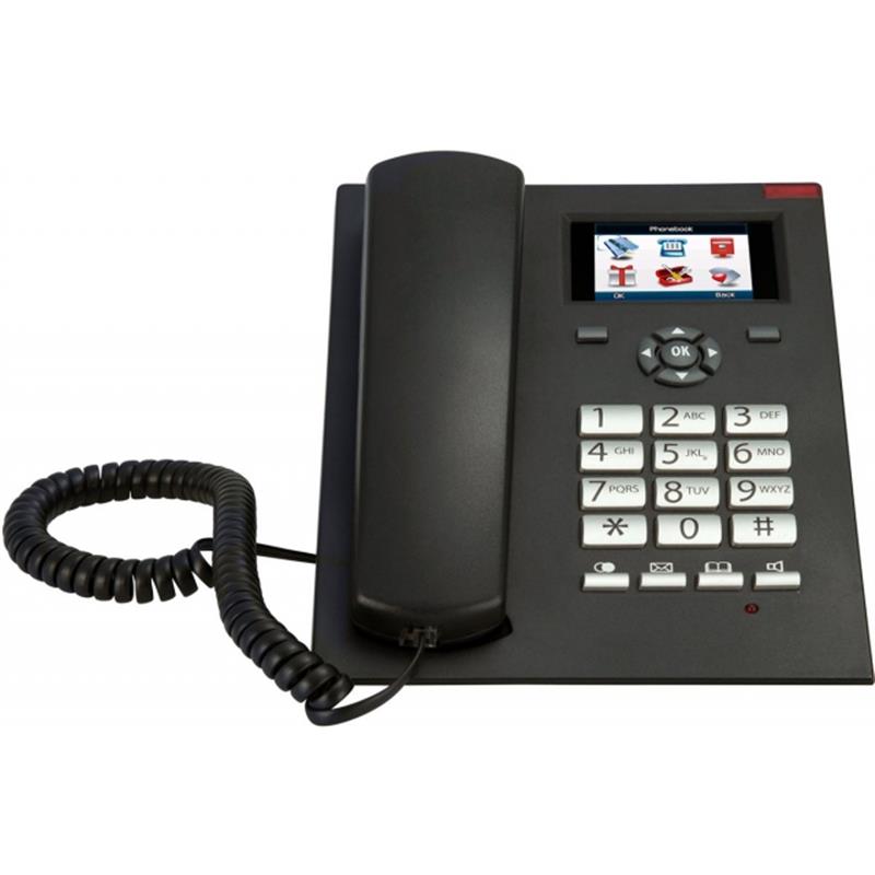  Fysic Big Button Huistelefoon Black
