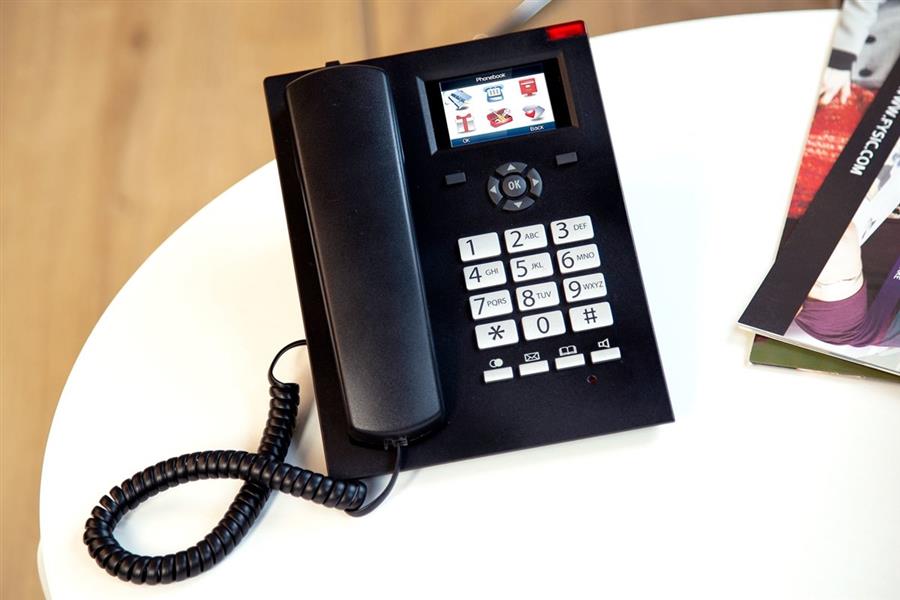  Fysic Big Button Huistelefoon Black
