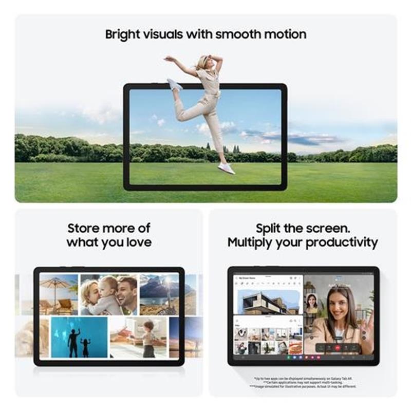 Samsung Galaxy Tab SM-X210NZAEEUB tablet 128 GB 27,9 cm (11"") 8 GB Wi-Fi 5 (802.11ac) Android 13 Grafiet