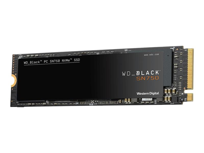 Western Digital SN750 Black SSD 2 TB M 2 NVMe PCIe3x4 3400 2900 MB s