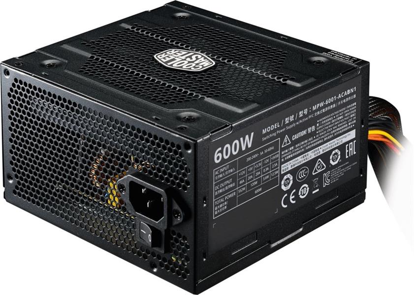 Cooler Master Elite V3 power supply unit 600 W 20+4 pin ATX ATX Zwart