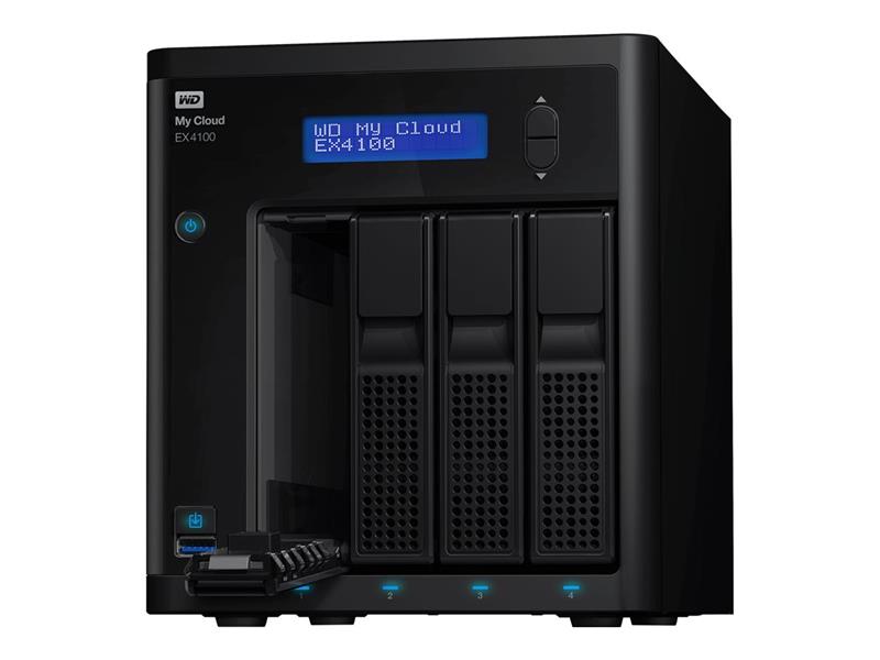 WD My Cloud EX4100 8TB NAS 4-Bay 2x4TB