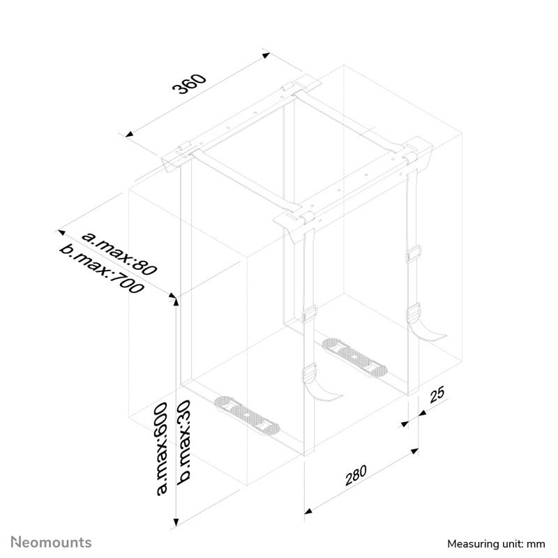 Neomounts cpu houder