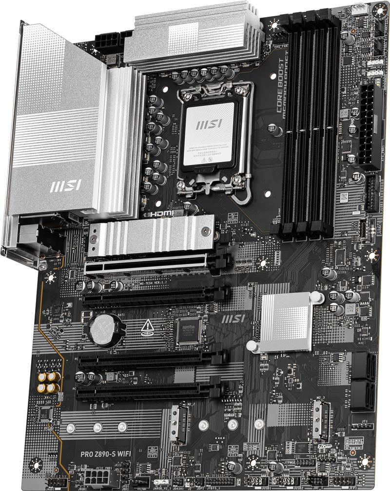 MSI PRO Z890-S WIFI moederbord Intel Z890 LGA 1851 (Socket V1) ATX