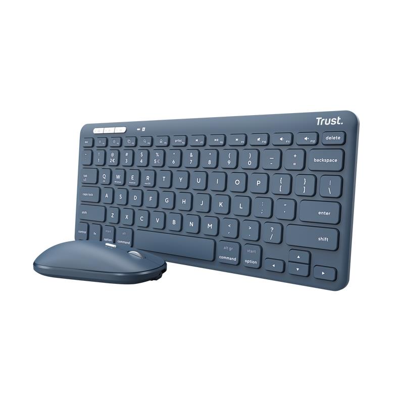 LYRA WL KEYBOARD MOUSE BLUE US
