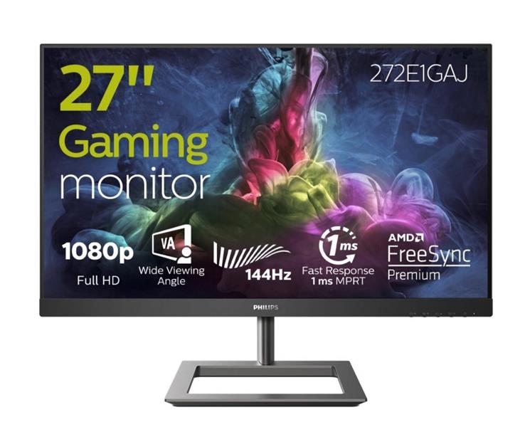 Philips E Line 272E1GAJ/00 computer monitor 68,6 cm (27"") 1920 x 1080 Pixels Full HD LCD Zwart, Chroom