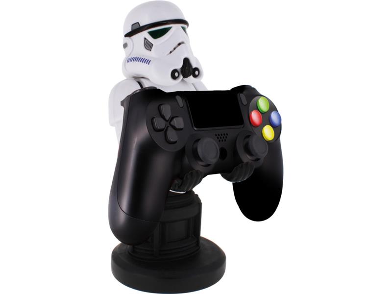 Cable Guy Remnant Stormtrooper (The Mandalorian) telefoon- en game controller houder met usb oplaadkabel