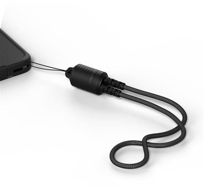 LifeProof USB-A to USB-Micro-B Laynard Cable 2.4 Amp, zwart