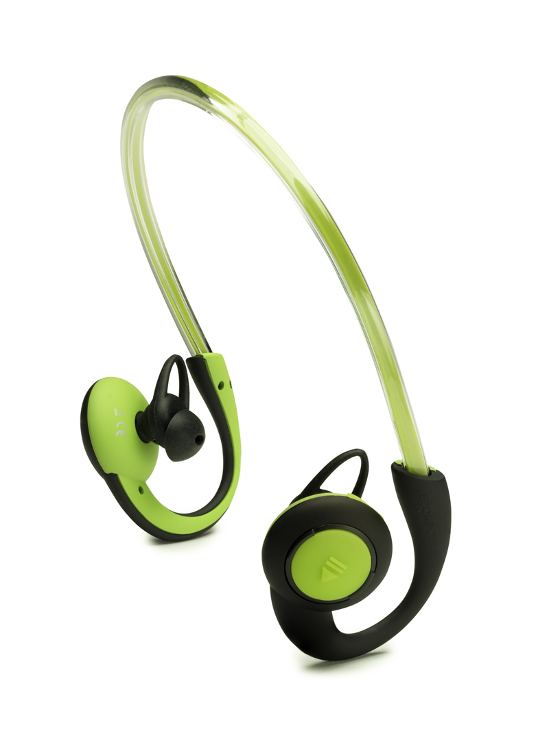 Boompods In-Ear Sports Headphones met Licht - Groen