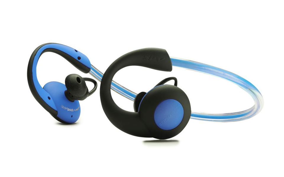 Boompods Sportbods Vision In-Ear Lichtgevende Sports Koptelefoon Blauw