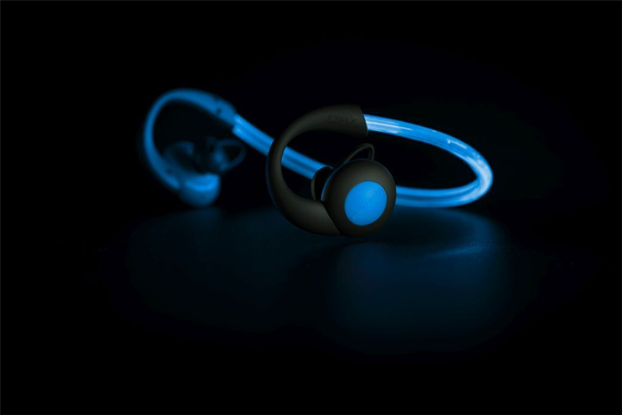 Boompods Sportbods Vision In-Ear Lichtgevende Sports Koptelefoon Blauw
