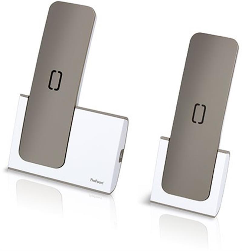  Profoon DECT Telefoon Duo White Taupe