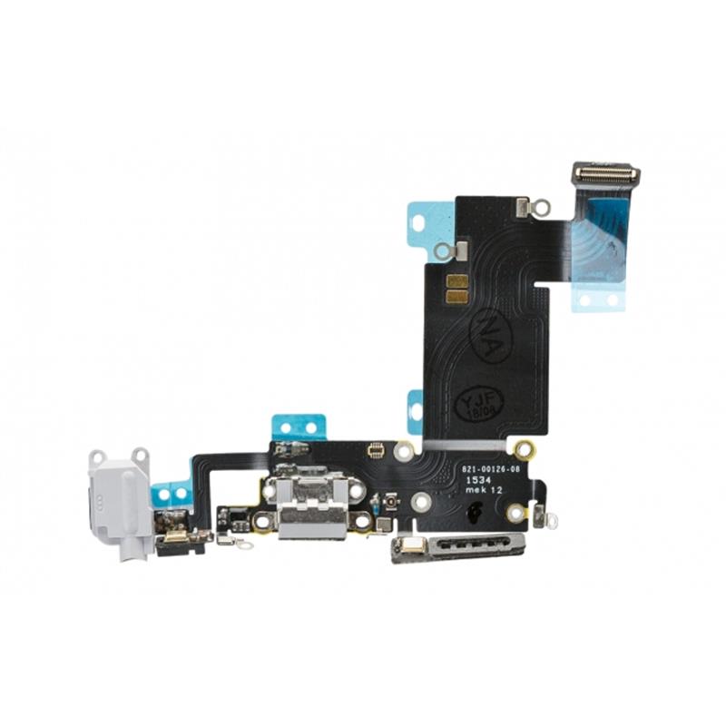 Replacement Charge Data Connector incl Flex Cable for Apple iPhone 6S Plus White OEM