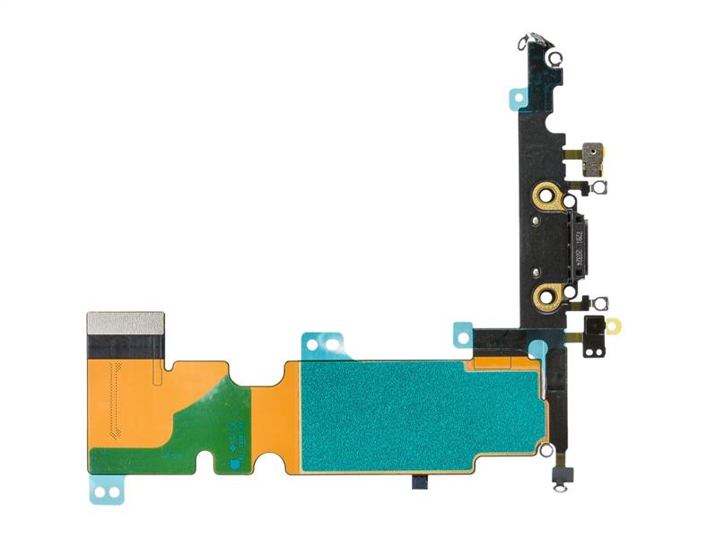 Replacement Charge Data Connector incl Flex Cable for Apple iPhone 8 Plus Black OEM