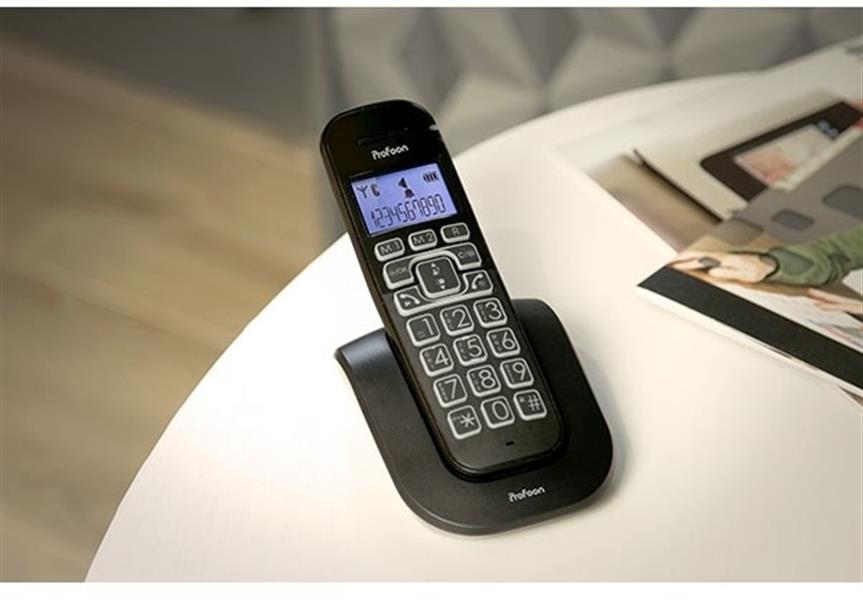  Profoon Big Button DECT Telefoon Black