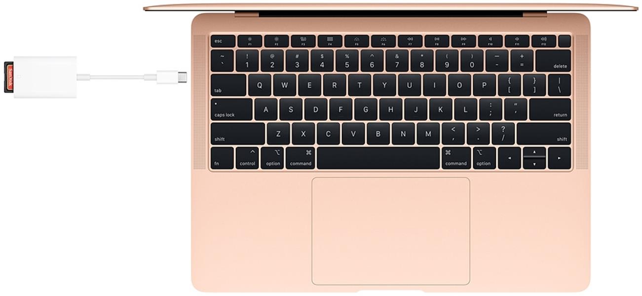  Apple USB-C to SD Card Reader White
