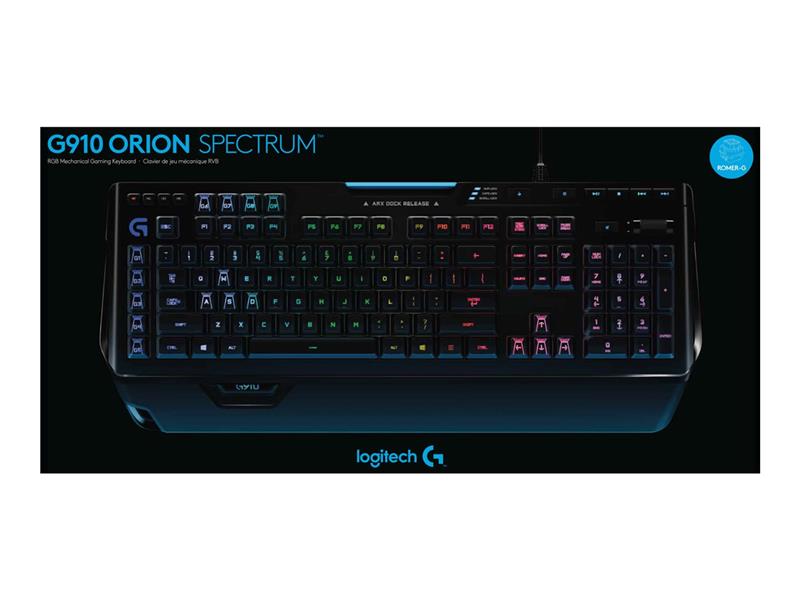 Logitech G G910 toetsenbord USB QWERTY US International Zwart