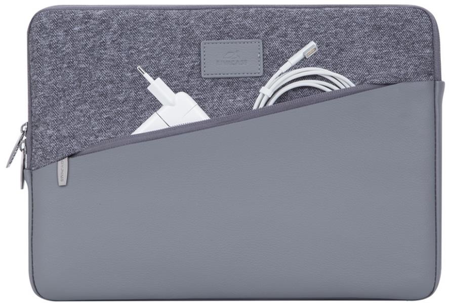 Rivacase Egmont Laptop Sleeve 13 3inch Grey