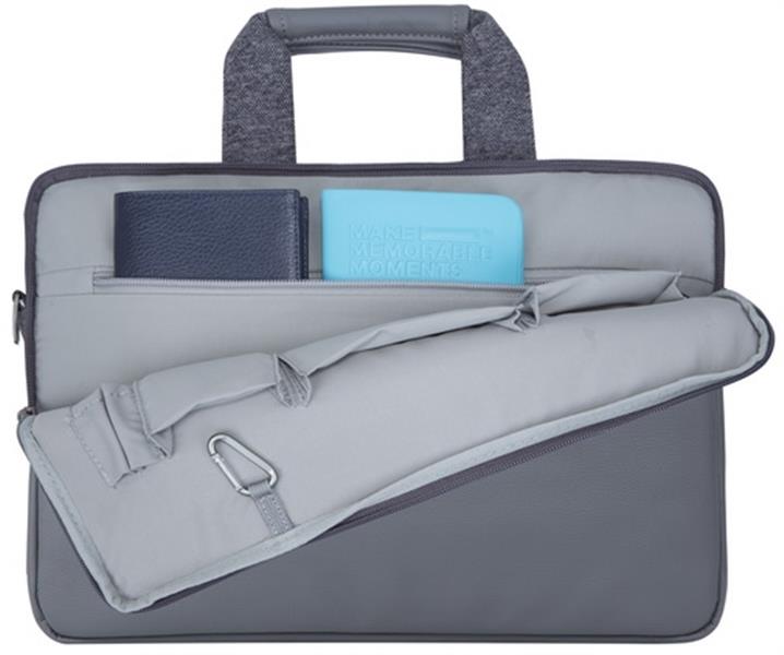 Rivacase Egmont Laptop Bag 15 6inch Grey