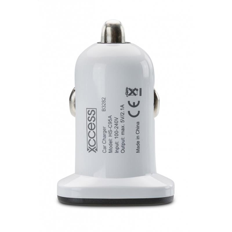 Xccess Car Charger Dual USB 2 1A White