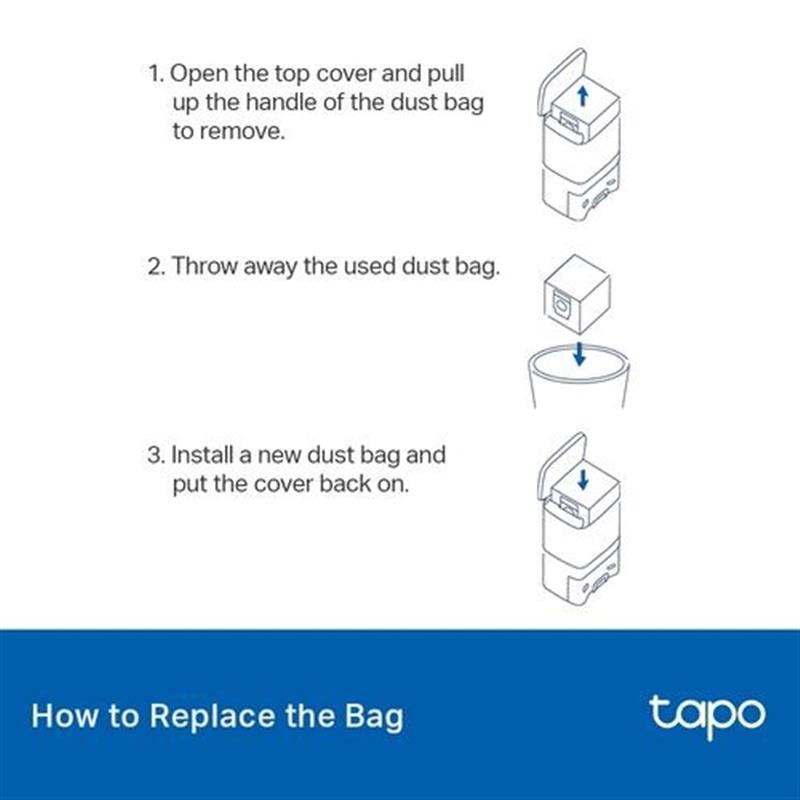 TP-Link Tapo RVA200 Robotstofzuiger Stofzak