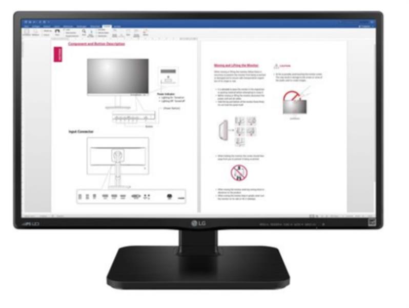 LG 24BK450H computer monitor 60,5 cm (23.8"") Full HD LCD Flat Zwart