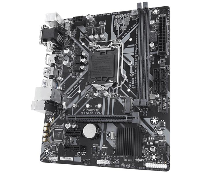 Gigabyte H310M S2H moederbord LGA 1151 (Socket H4) Micro ATX Intel® H310